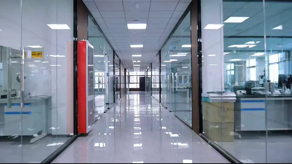 Zhouhetang factory laboratory area with professional testing equipment for herbal medicine quality control